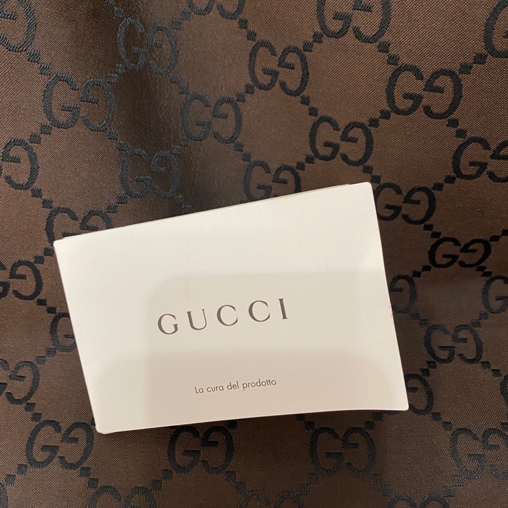 ❗️SOLD❗️GUCCI Monogram Shoulder Bag Brown Black Canvas Medium Hobo Vintage Bag - Picture 2 of 13